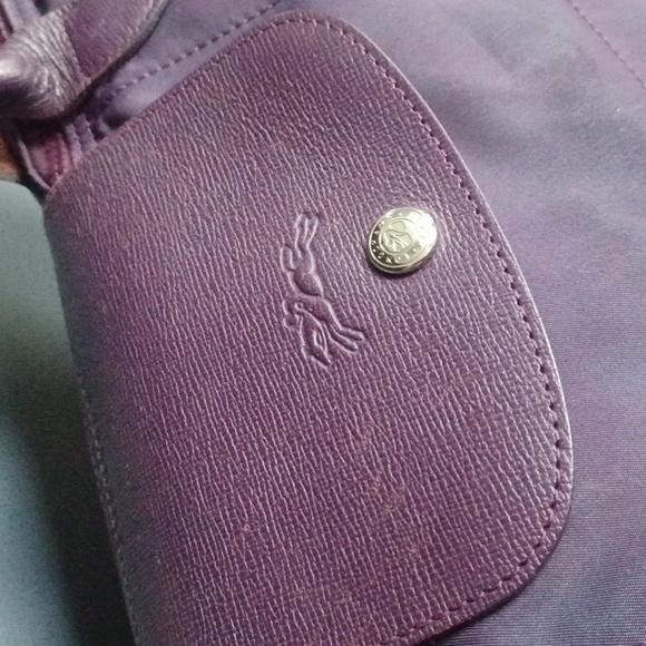 Longchamp Large Purple Tote Bag - Picture 2 of 16